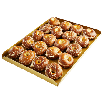 20 Mini Bagels Bretzel