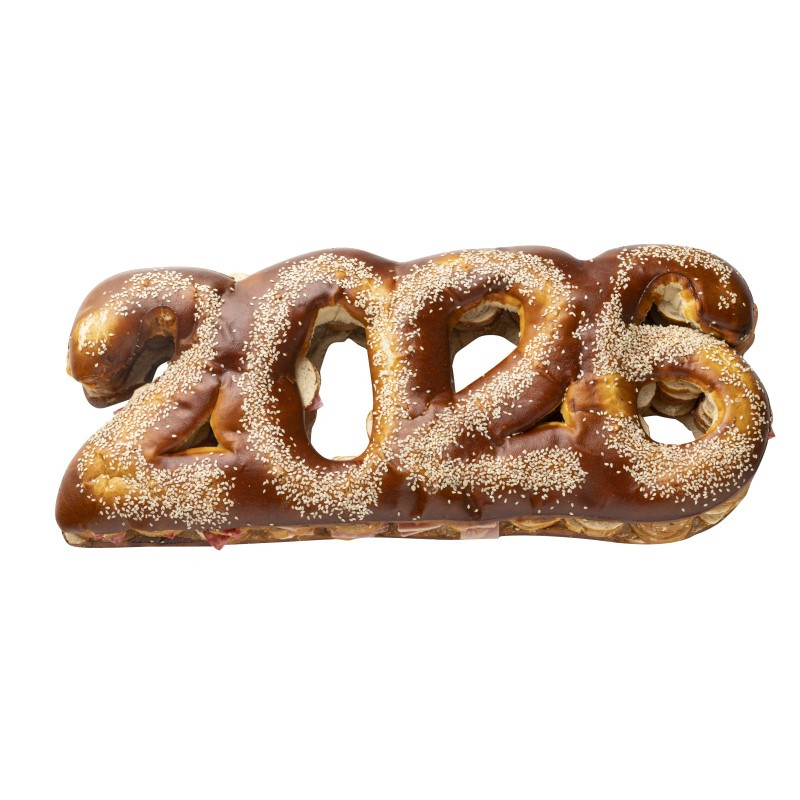 Bretzel pain surprise Nouvel An 2026 60 toasts