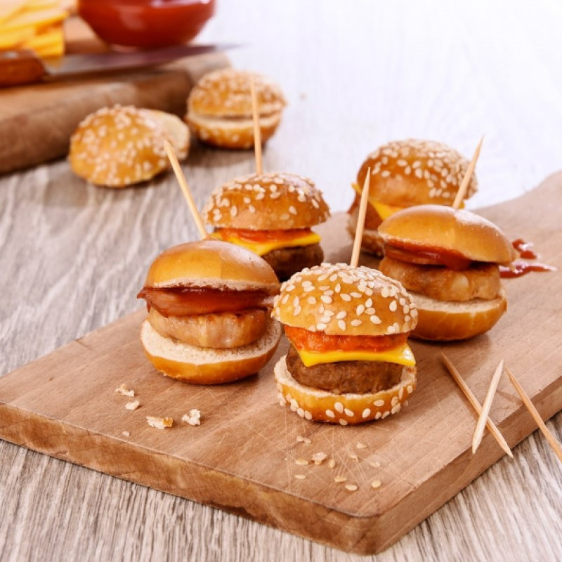 Duo 20 Mini burgers bretzel