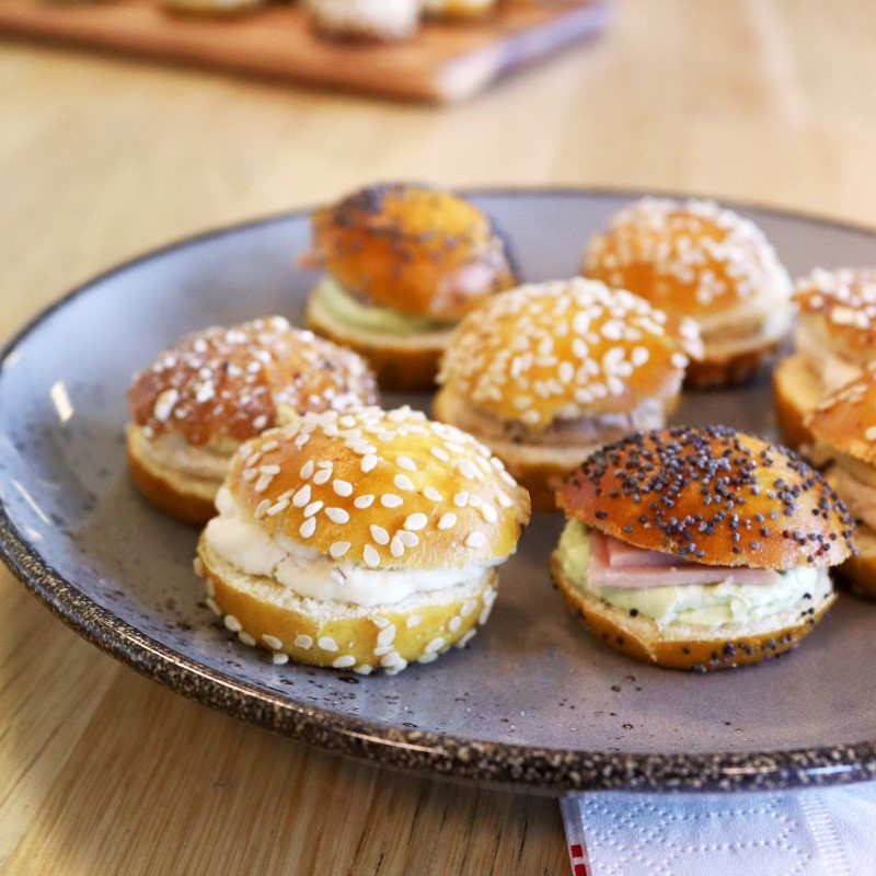 28 mini bouchées bretzel