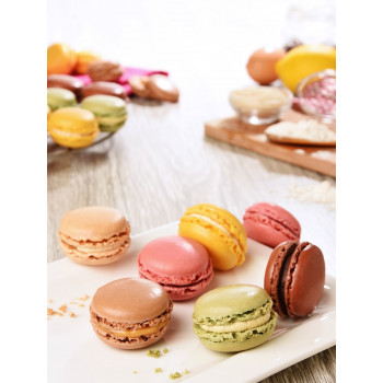 48 Mini macarons assortis