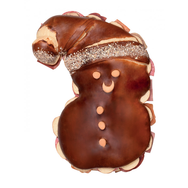 Pain surprise Bonhomme 80 toasts apéritif traiteur Noël Pain surprise Bonhomme 80 toasts apéritif traiteur Noël