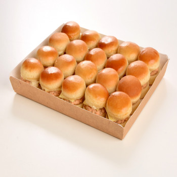 20 Mini burgers saumon