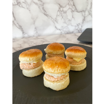 20 Mini burgers saumon