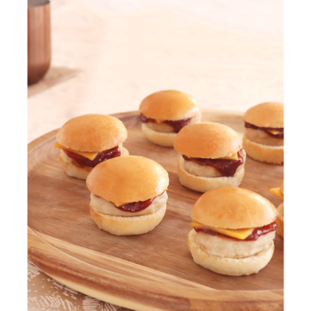 20 Mini burgers poulet BBQ